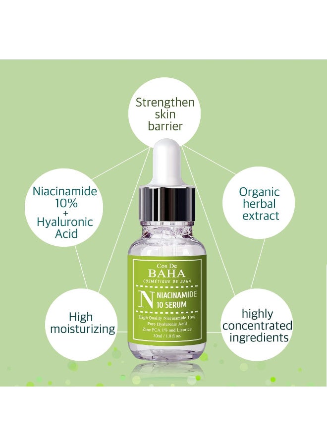 Cos De BAHA Niacinamide 10% Serum 1 Fl Oz - Image 3